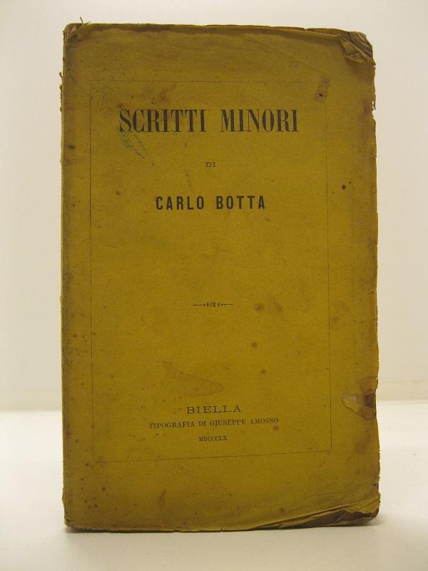 Scritti minori